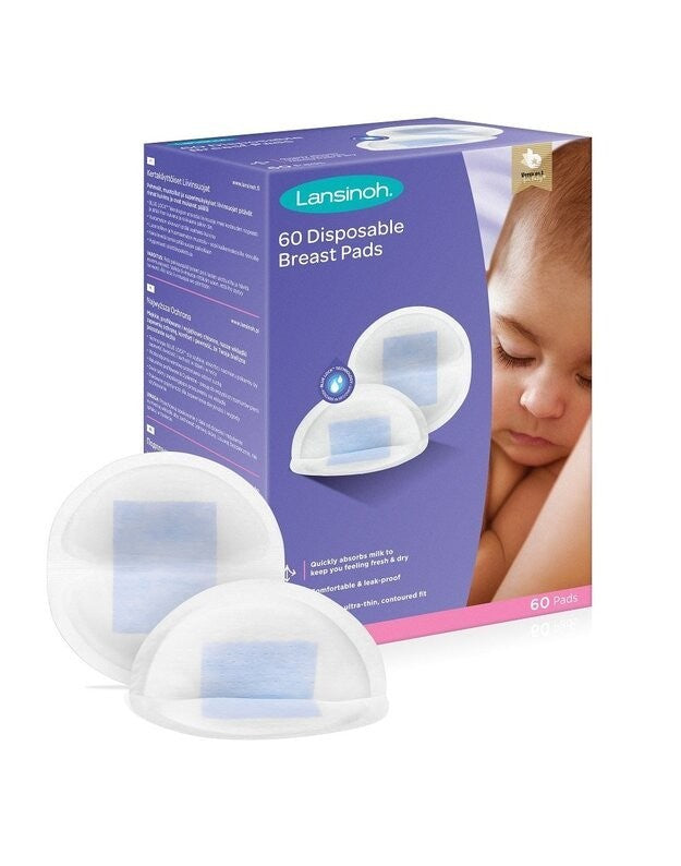 Lansinoh vienkartiniai įklotai į liemenėlę, 60vnt