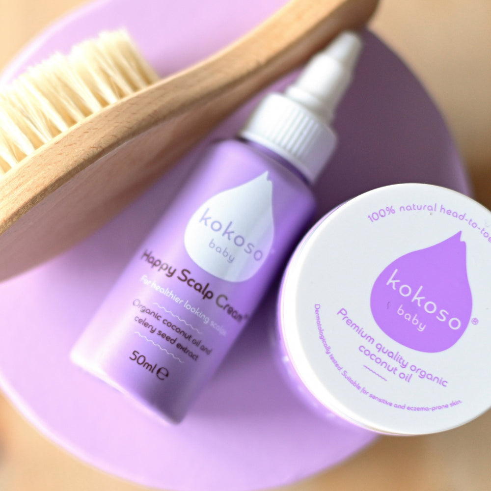 KOKOSO BABY jautrios galvos odos rinkinys kūdikiams