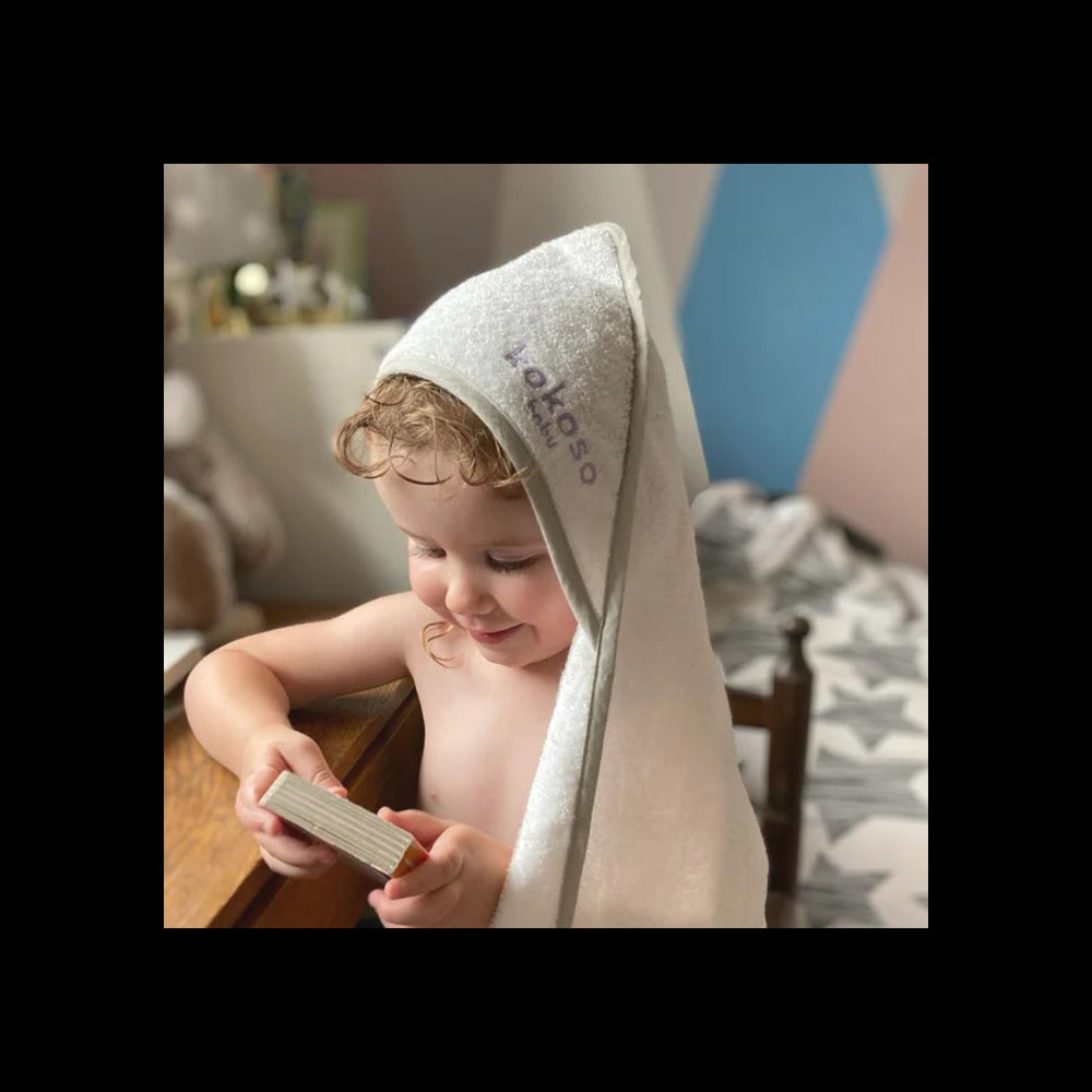 KOKOSO BABY rankšluostis vaikams su gobtuvu