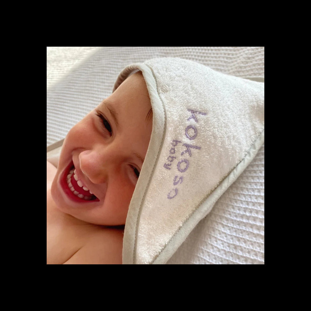 KOKOSO BABY rankšluostis vaikams su gobtuvu