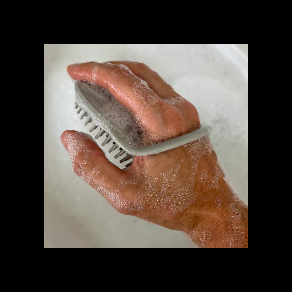 KOKOSO BABY silikoninis plaukų šepetys vaikams