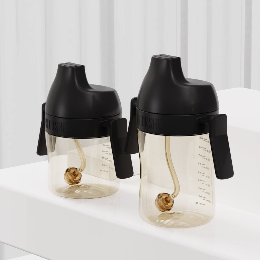 HEORSHE gertuvė kūdikiui 210 ml., 6+, JUODA