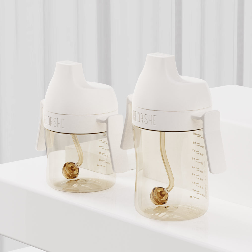 HEORSHE gertuvė kūdikiui 300 ml., 9+, BALTA