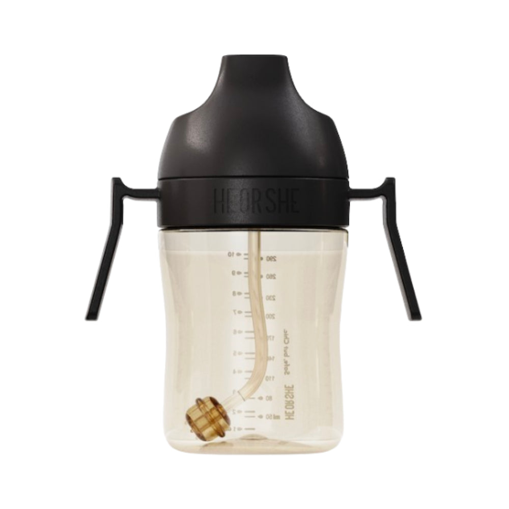 HEORSHE gertuvė kūdikiui 300 ml., 9+, JUODA