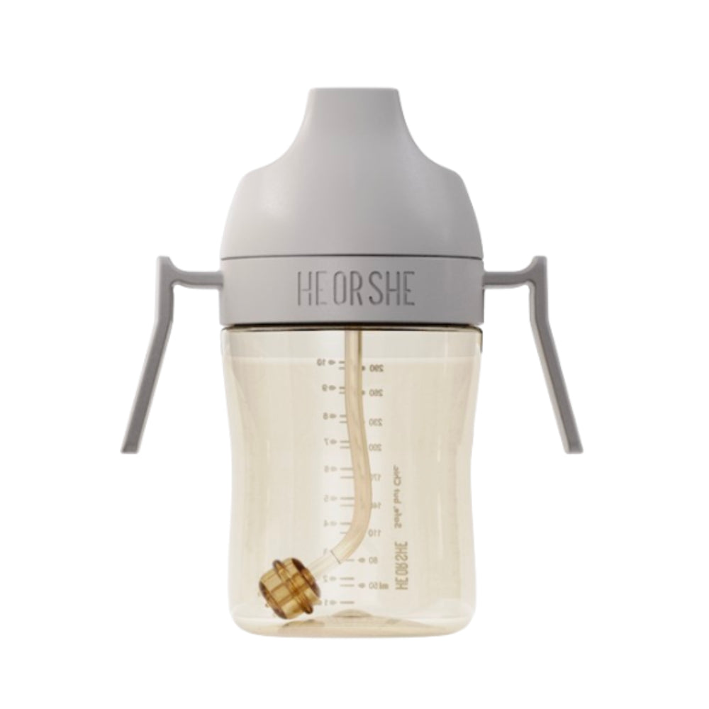 HEORSHE gertuvė kūdikiui 300 ml., 9+, PILKA