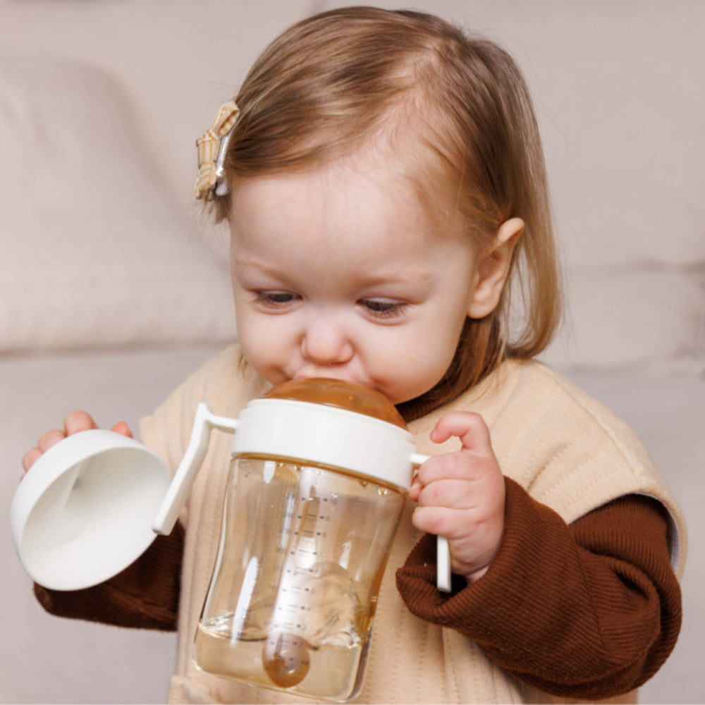 HEORSHE gertuvė kūdikiui 300 ml., 9+, BALTA