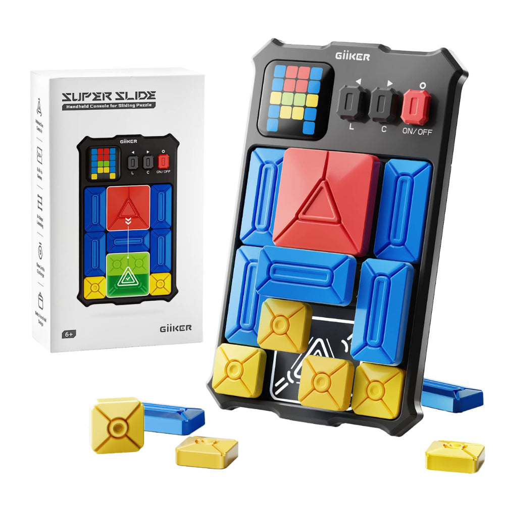 GIIKER SUPER SLIDE interaktyvi konsolė smegenų veiklai ir loginiam mąstymui, JUODA