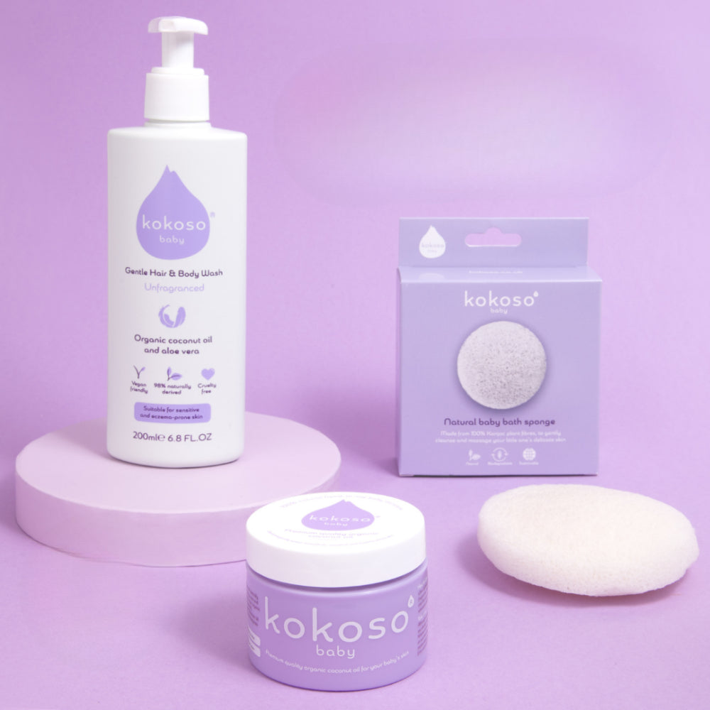 KOKOSO BABY higienos priemonių rinkinys naujagimiui