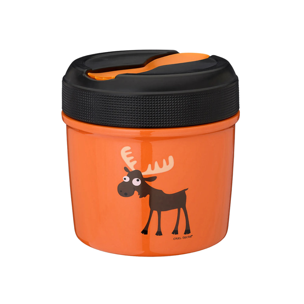CARL OSCAR termosas maistui,ORANŽINĖ, BRIEDIS, 500 ml.