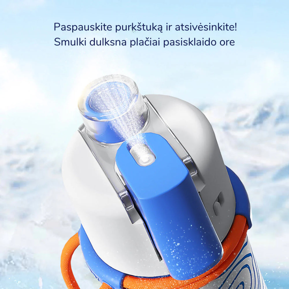 MIDEER gertuvė 2in1 su vandens dulksna, Mountain Blue