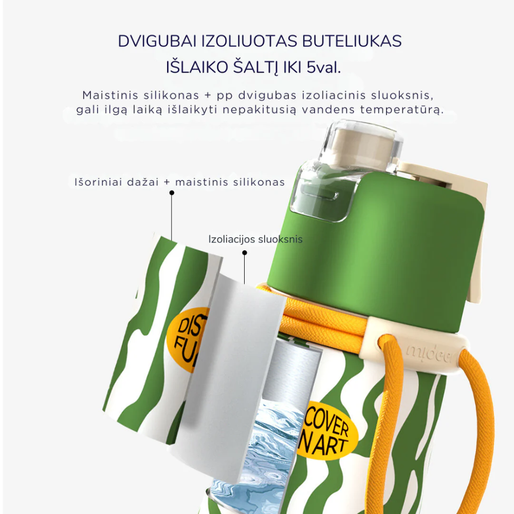 MIDEER gertuvė 2in1 su vandens dulksna