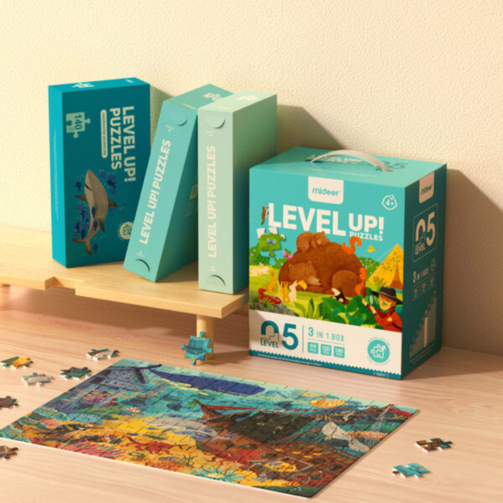 MIDEER level Up dėlionės - 5 lygis Nuotykiai