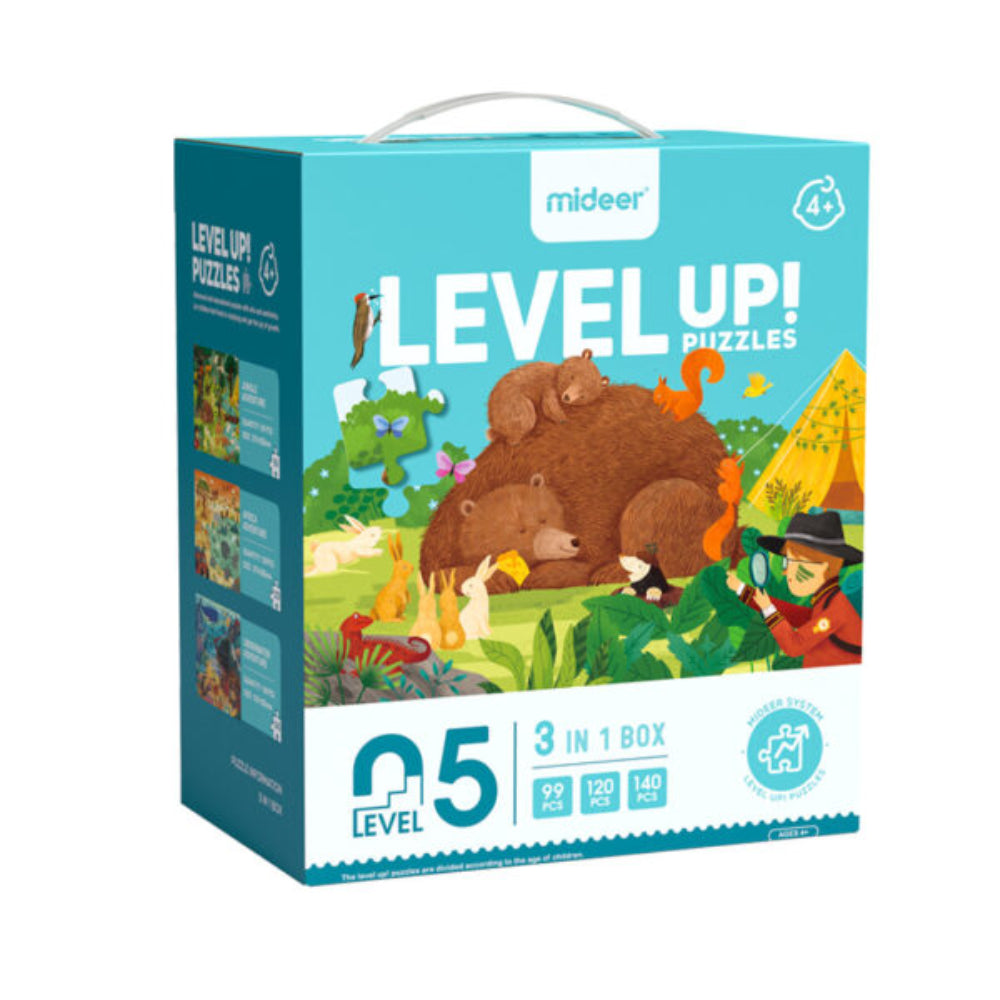 MIDEER level Up dėlionės - 5 lygis Nuotykiai
