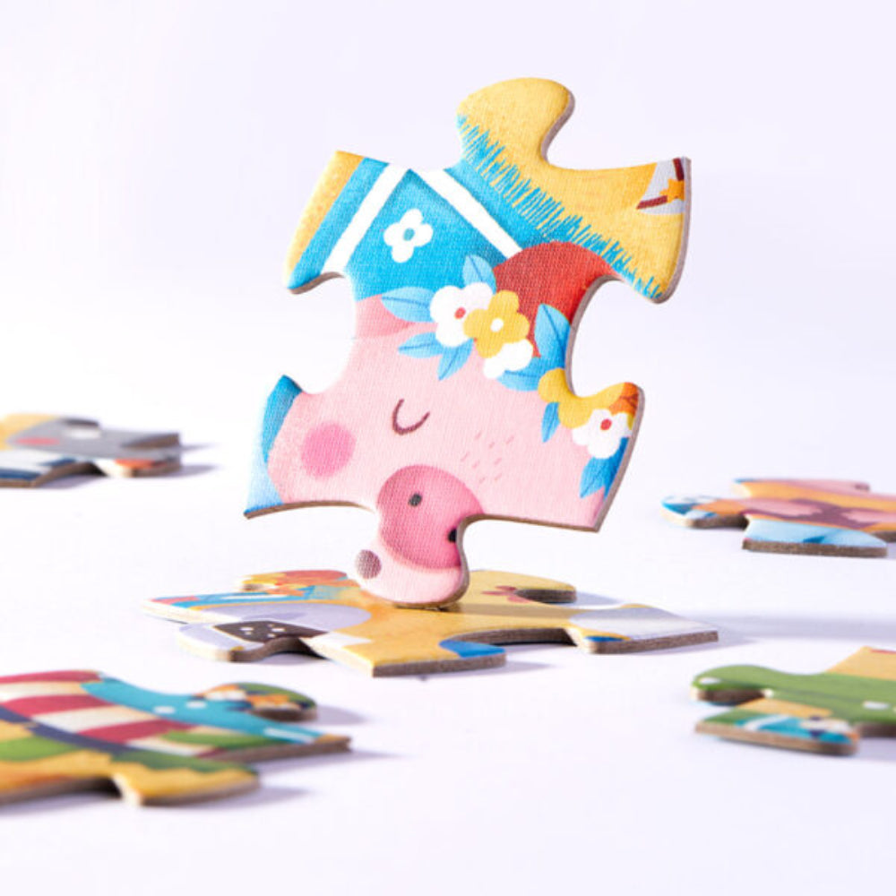 MIDEER level Up 4in1 dėlionių rinkinys , Vienaragis