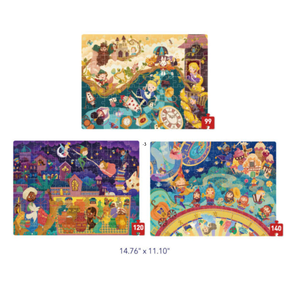 MIDEER level Up dėlionės 5 lygis, Pasakų pasaulis