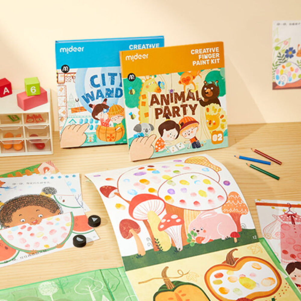 MIDEER piešimo pirštais rinkinys, Miesto tyrinėtojas