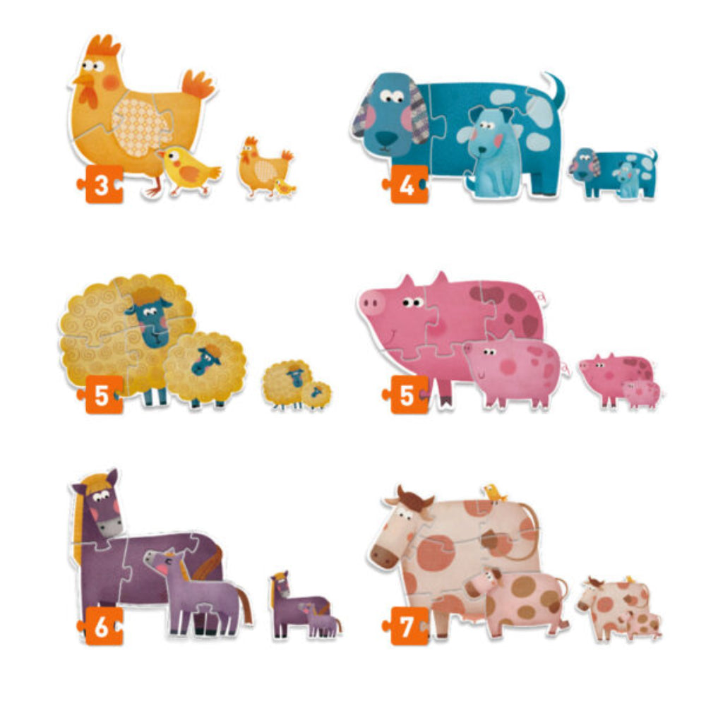 MIDEER pirmoji dėlionė, Mama ir vaikas