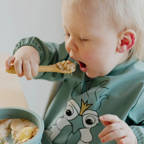 BABY LIVIA silikoninių šaukštelių rinkinys, NEW WHEAT, 2vnt.