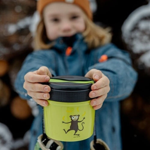 CARL OSCAR termosas maistui, MĖLYNA, ŽIRAFA, 500 ml.