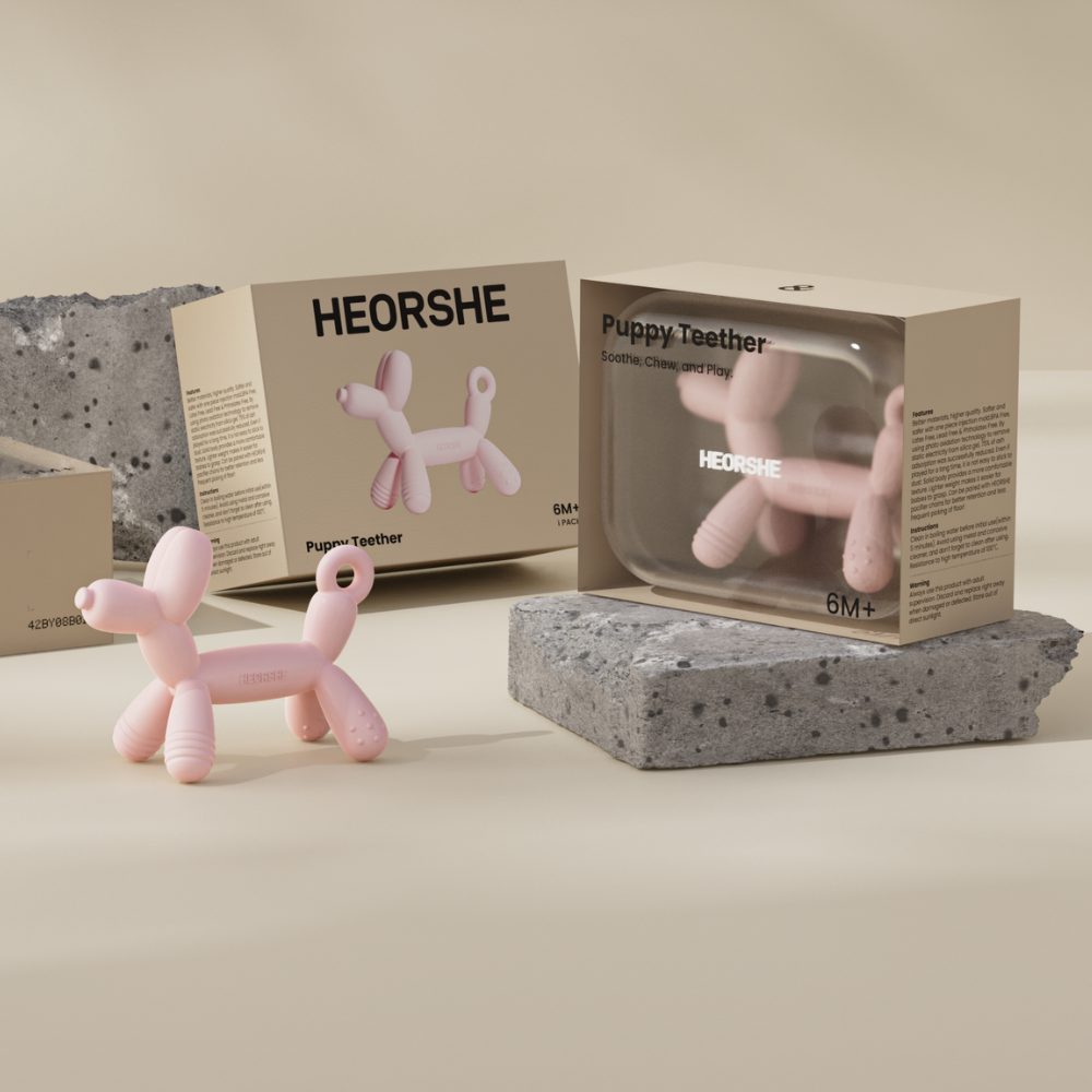 HEORSHE silikoninis kramtukas PUPPY