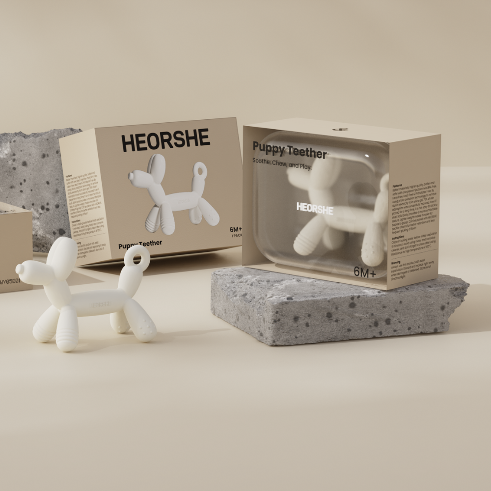 HEORSHE silikoninis kramtukas PUPPY
