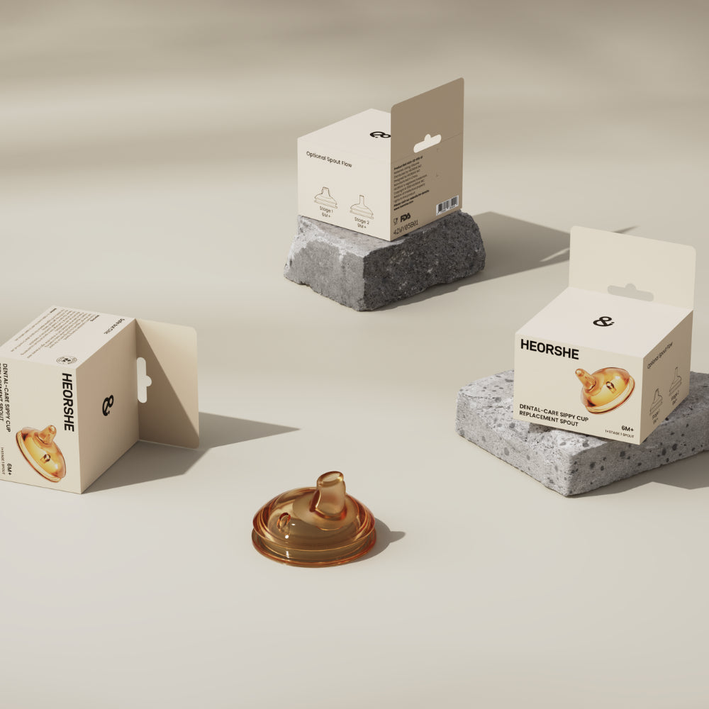 HEORSHE DENTAL CARE gertuvės kūdikiui snapelis, 6+ (naujasis modelis)