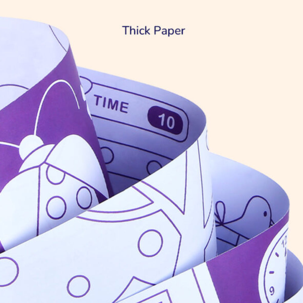 MIDEER didelė spalvinimo knyga, Mėlyna