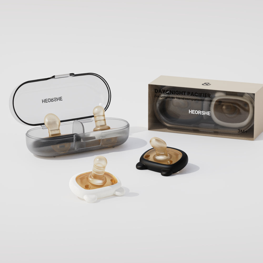 HEORSHE ortodontinio ir apvalaus čiulptuko rinkinys kūdikiui, 3+