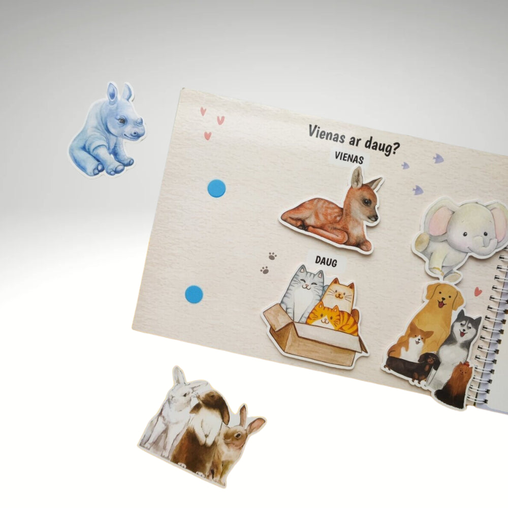 YES FOR SKILS Mano pirma lavinamoji veiklos knyga su daugkartinio naudojimo lipdukais