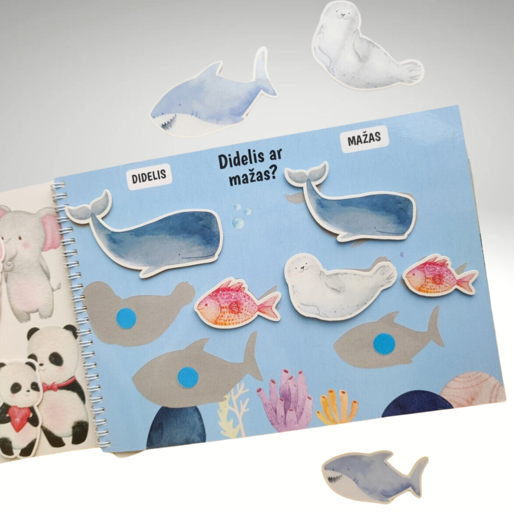 YES FOR SKILS Mano pirma lavinamoji veiklos knyga su daugkartinio naudojimo lipdukais