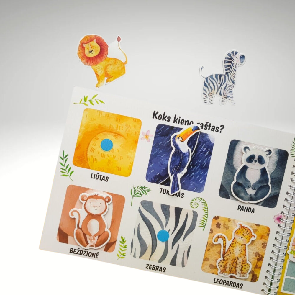 YES FOR SKILS Mano pirma lavinamoji veiklos knyga su daugkartinio naudojimo lipdukais