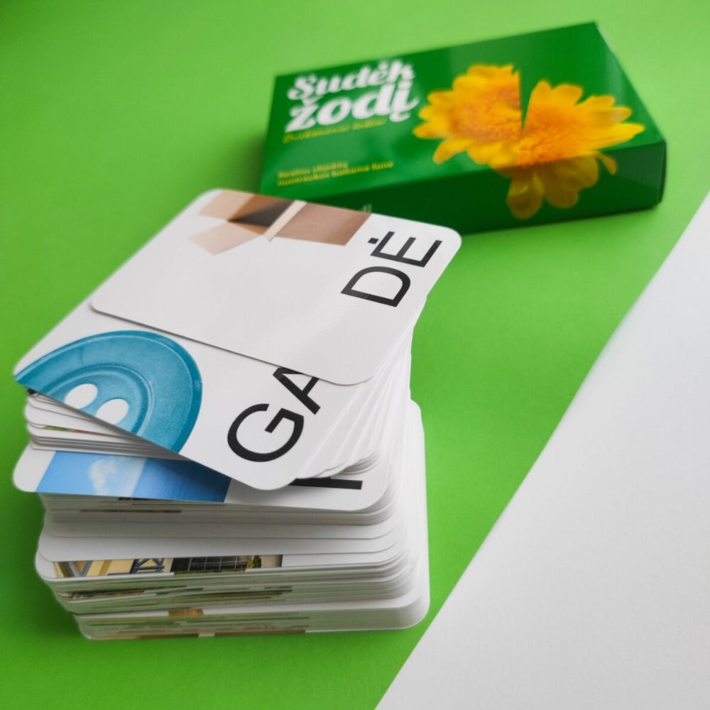 YES FOR SKILLS Skaitymo kortelės „Sudėk žodį. Dviskiemeniai žodžiai“