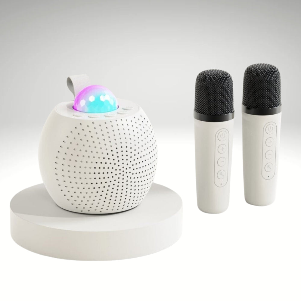 Yes For Skills vaikiškas disko grotuvas su 2 mikrofonais ir lietuviškomis dainomis bei pasakomis