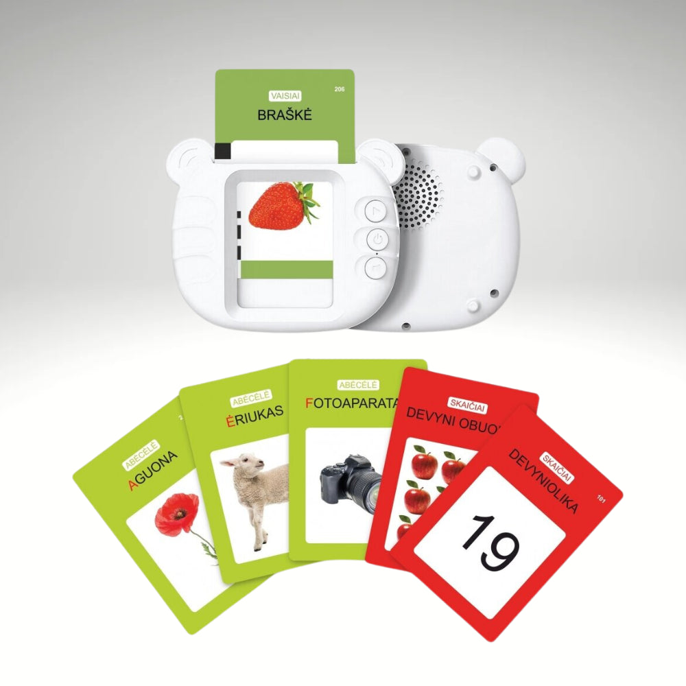 Yes For Skills lietuviškai įgarsintos kortelės „Šnekančios kortelės“, kalbančios lietuviškai