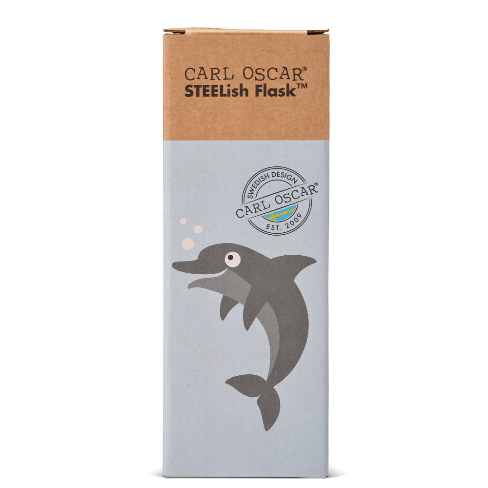 CARL OSCAR nerūdijančio plieno gertuvė, DELFINAS, 500 ml.