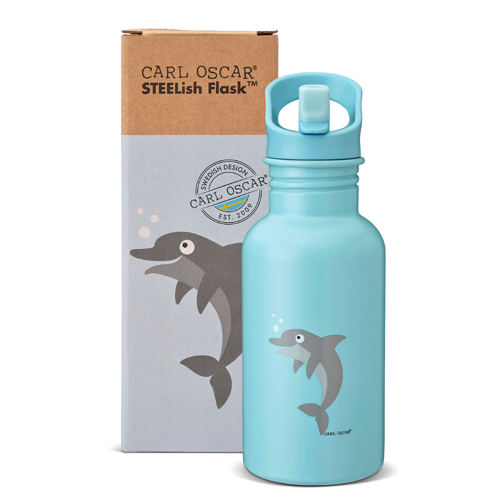 CARL OSCAR nerūdijančio plieno gertuvė, DELFINAS, 500 ml.