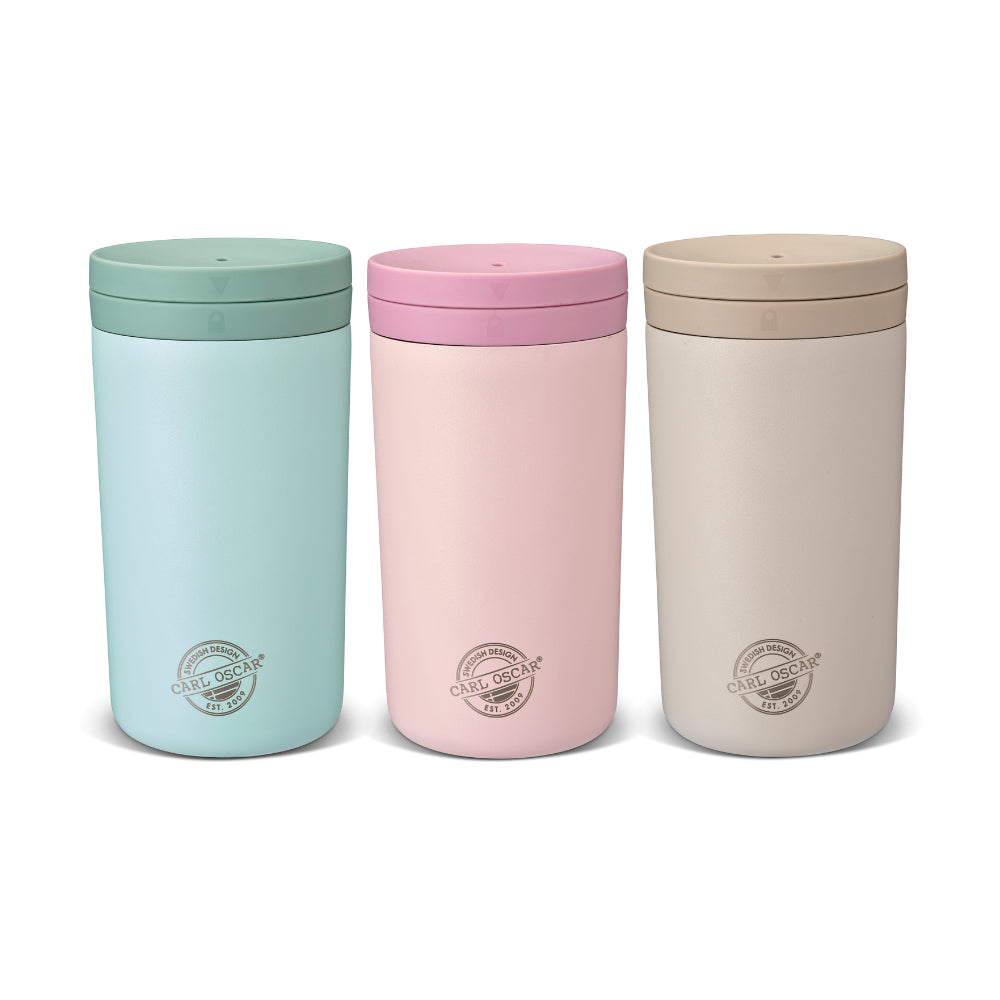 CARL OSCAR termo puodelis, ROŽINĖ