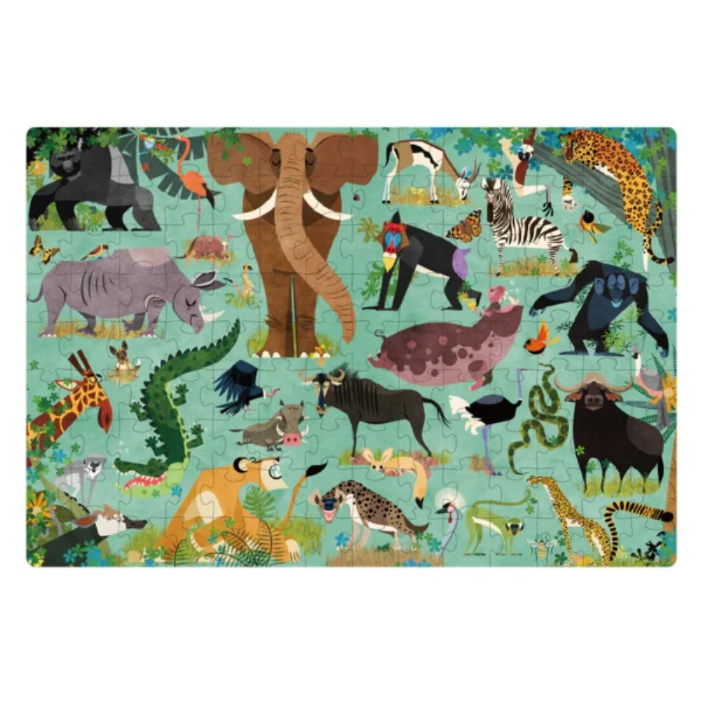 MIDEER edukacinė dėlionė, Afrikos gyvūnai