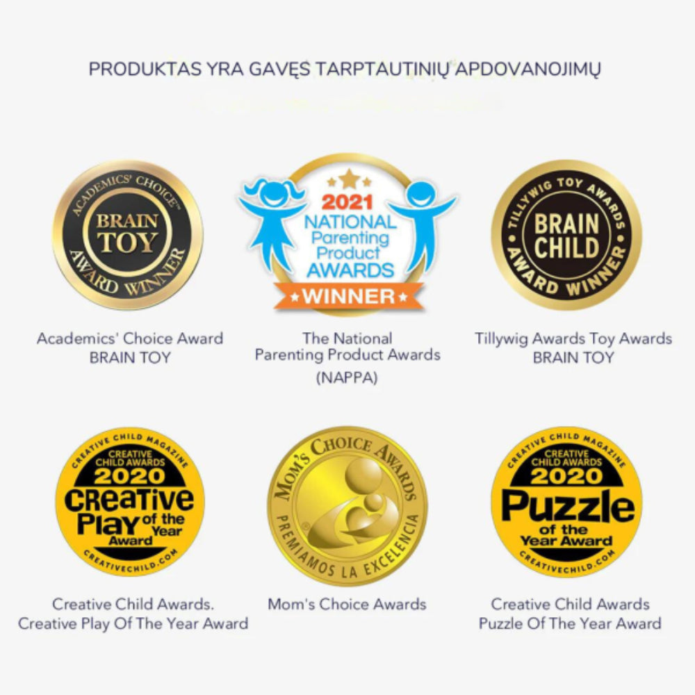 MIDEER Level Up dėlionės - 1 lygis, Transporto priemonės