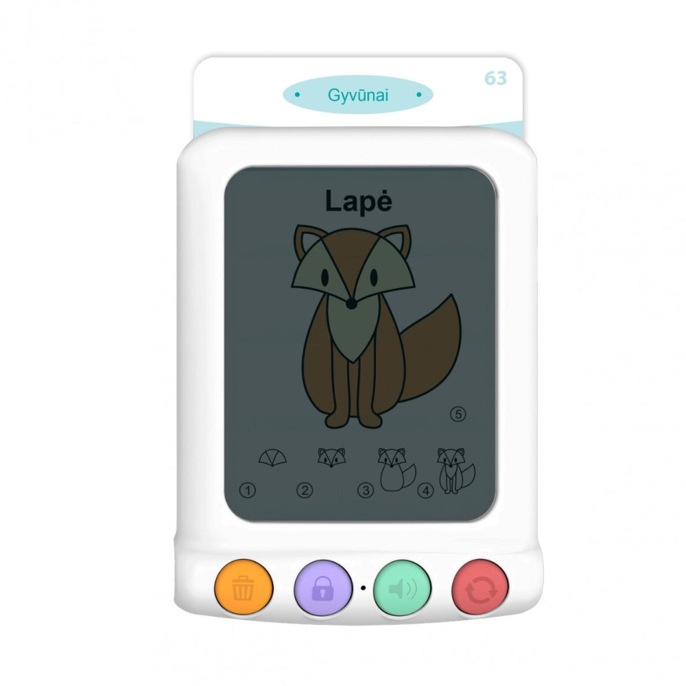 Yes For Skills lietuviškai įgarsintos šnekančios kortelės „Mokausi piešti“