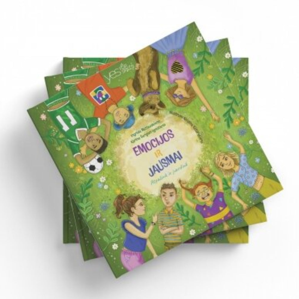 YES FOR SKILLS knyga "Emocijos ir Jausmai. Atpažink ir įvardink"