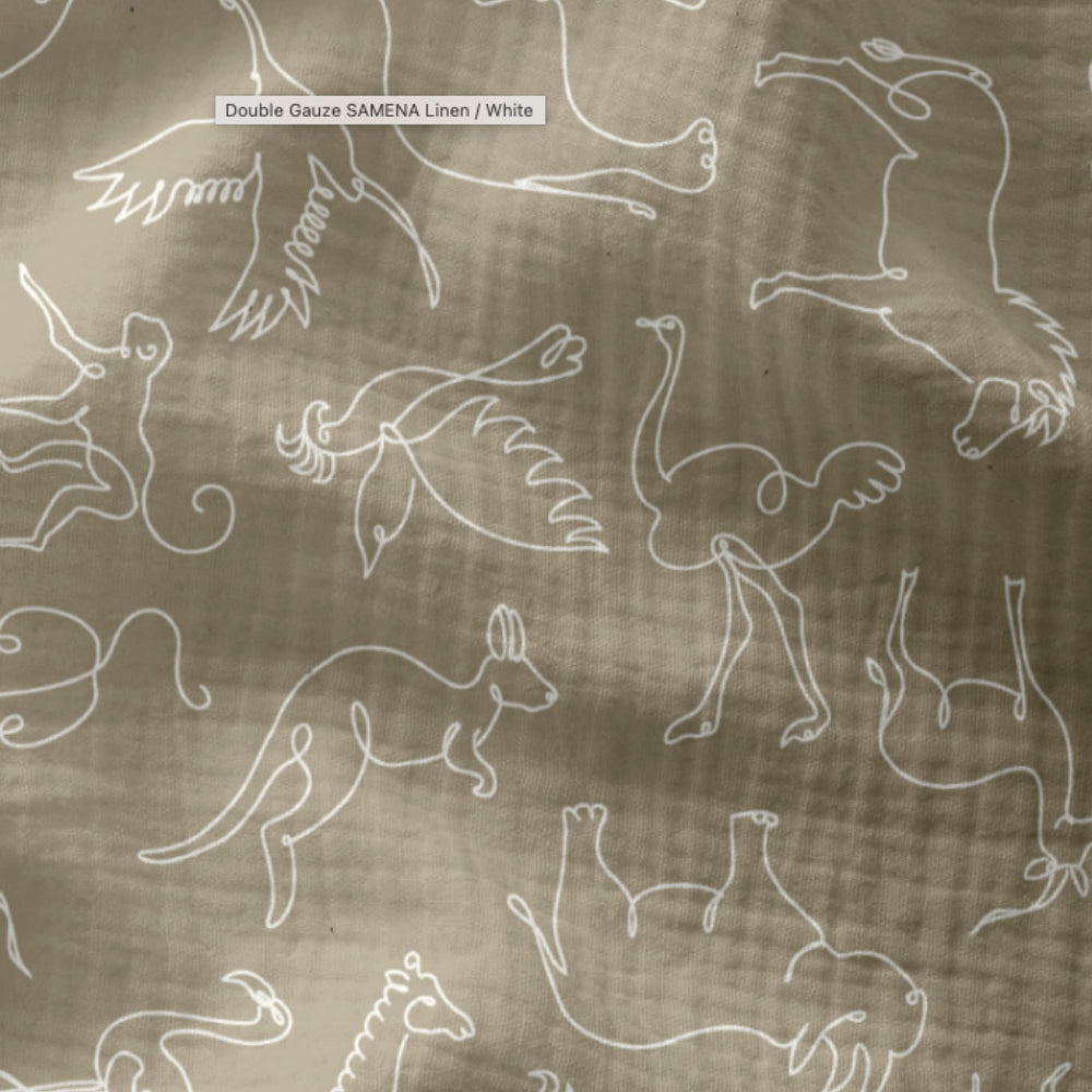 DANI&MARC muslino patalynės komplektas kūdikiui, 100x130, įvairių spalvų