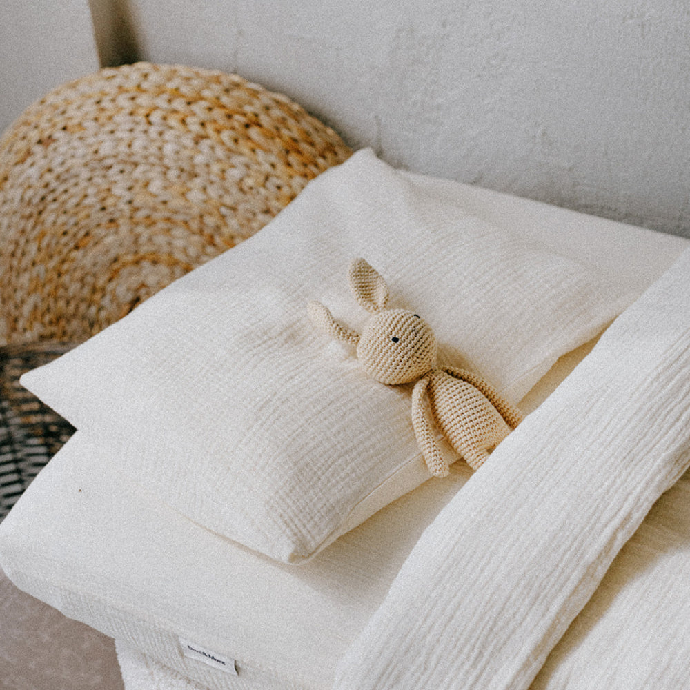 DANI&MARC muslino patalynės komplektas kūdikiui, 100x130, įvairių spalvų