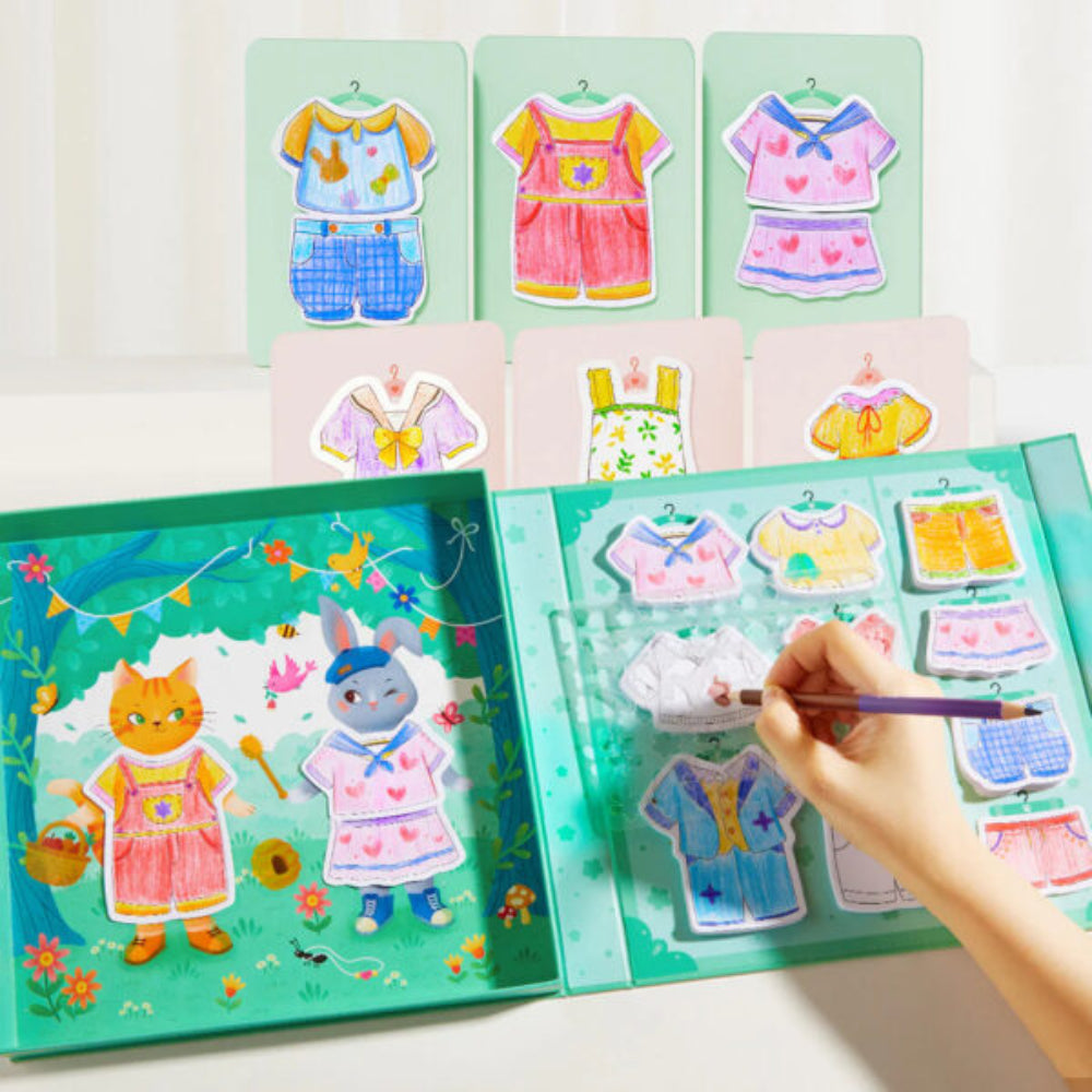 MIDEER kūrybinis drabužių dizaino  rinkinys, Gyvūnai