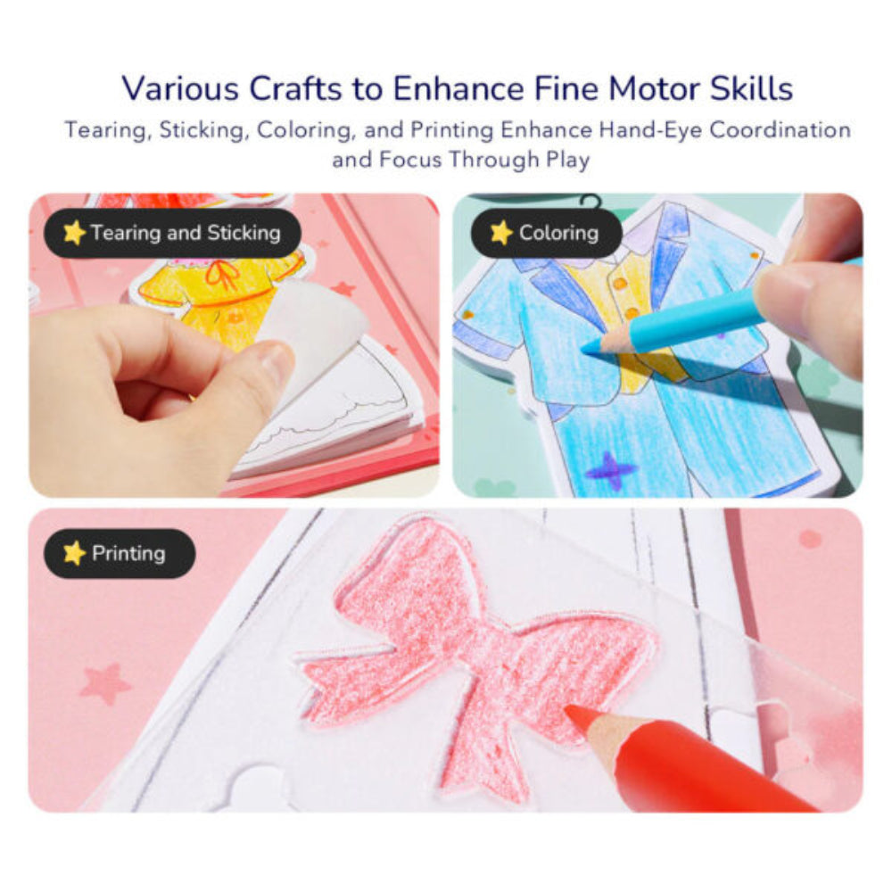 MIDEER kūrybinis drabužių dizaino  rinkinys, Gyvūnai