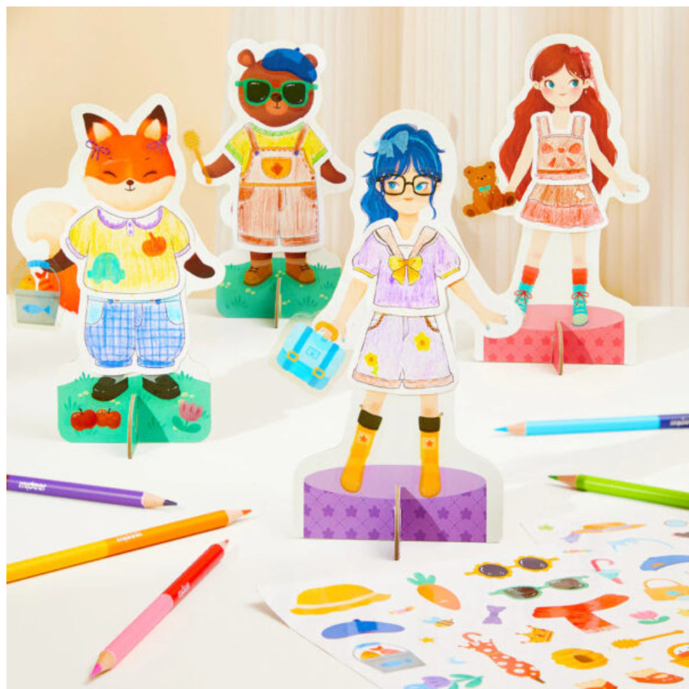 MIDEER kūrybinis drabužių dizaino  rinkinys, Gyvūnai