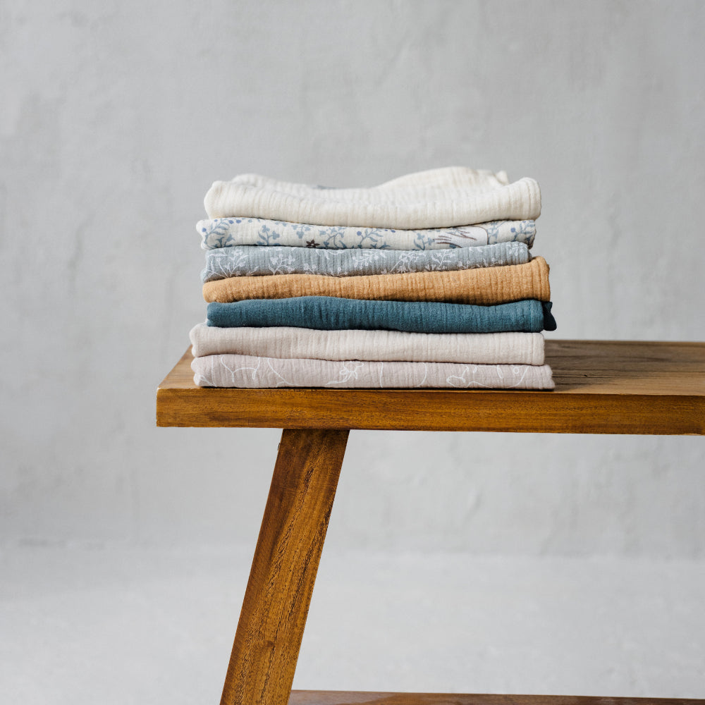 DANI&MARC muslino vystyklas, 100x100, juoda/balta