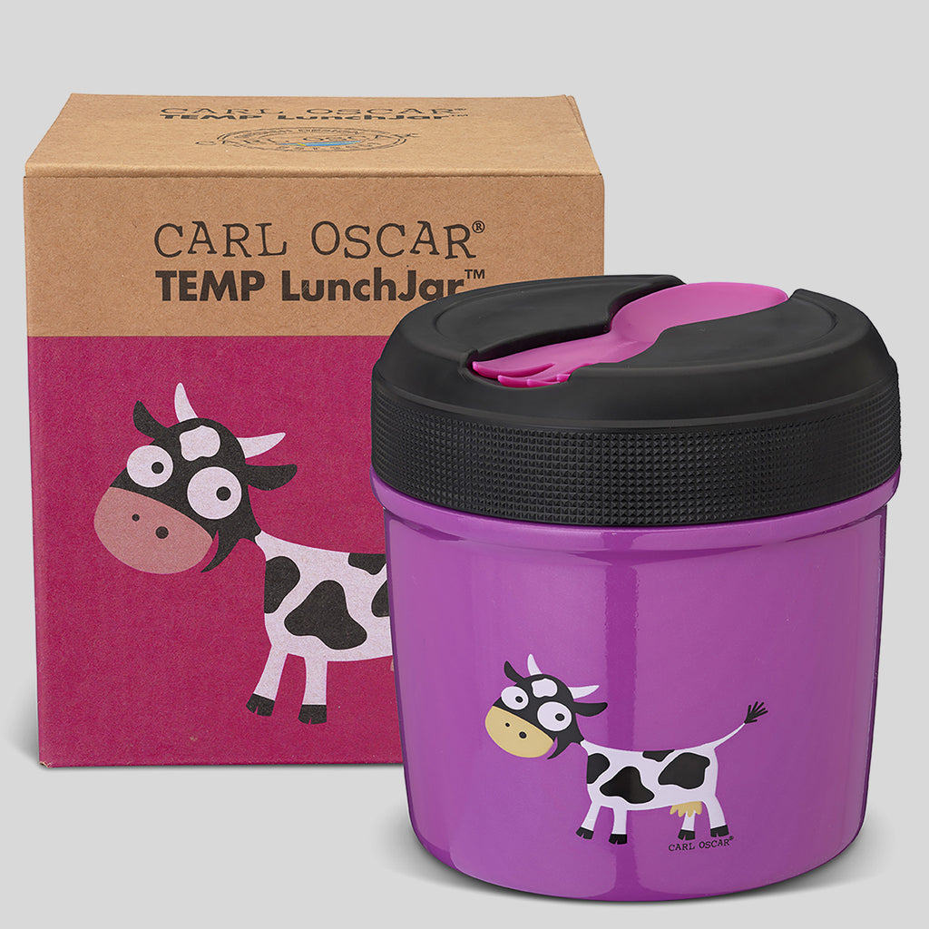 CARL OSCAR termosas maistui, ROŽINĖ, KARVĖ, 500 ml.