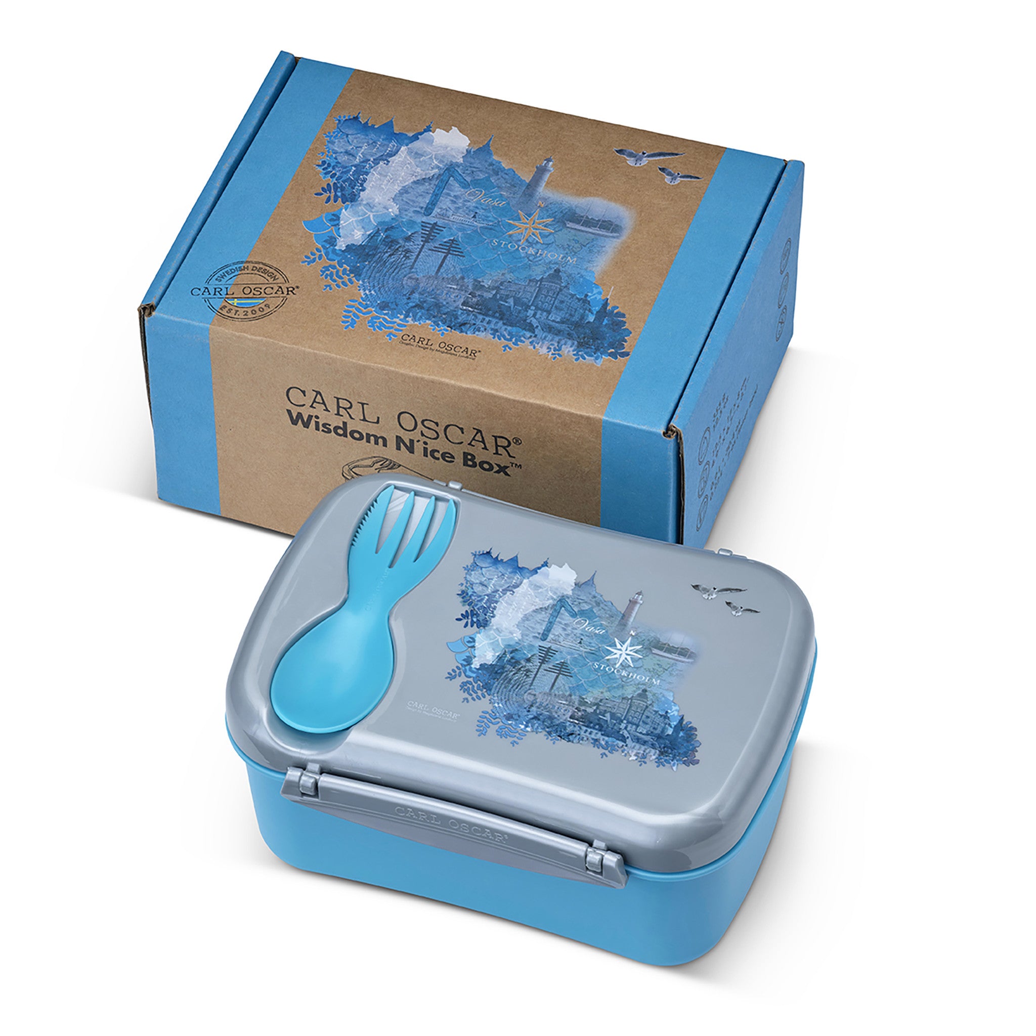 CARL OSCAR pietų dėžutė, MĖLYNA