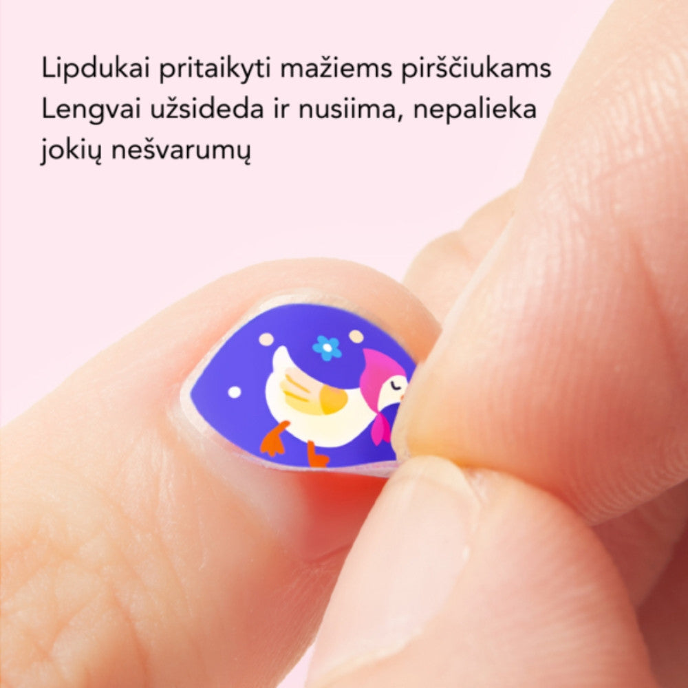 MIDEER nagų lipdukai, Princesės tematika